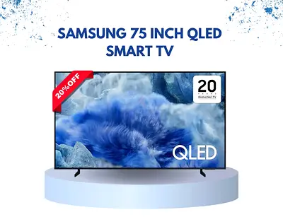 Samsung 75 Inch TV QLED  4K Vision AI Smart TV 2025 | 75Q8F | Free Delivery With Warranty