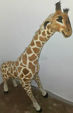 Large Realistic Giraffe Plush Toy - Standing Life-like Stuffed Animal