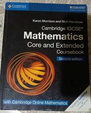 Cambridge IGCSE® Mathematics Coursebook Core and Extended Second Edition in excellent condition