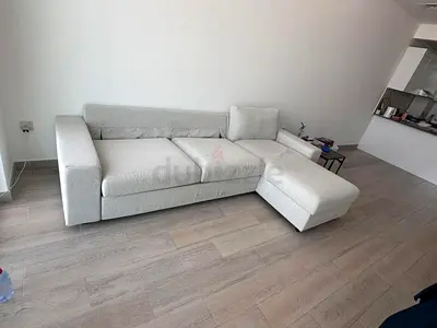 IKEA vimle L Shape Sofa Bed Light grey L-shaped fabric sofa with chaise - good condition