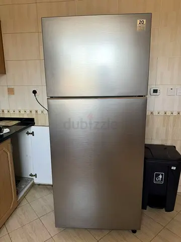 Silver Top-Freezer Refrigerator - Good Condition