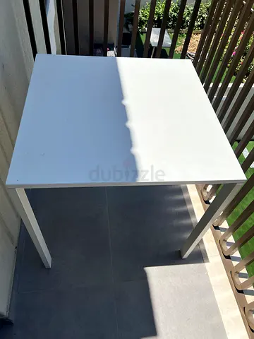 Ikea Simple white rectangular dining/utility table - good condition