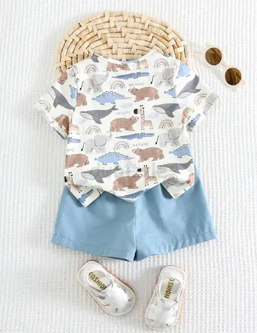 Baby boy set 2 pieces (6-9) months