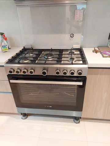 Bosch 5 Burner Gas Cooker Stove HGVDA0Q50M Stainless Steel  90x60cm