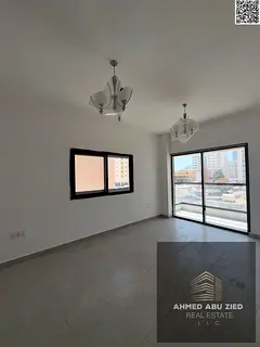 One bedroom and living room, first occupancy in Al Nuaimiya 1 – balcony, central air conditioning,
