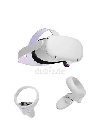 Meta Quest 2 (White) VR Headset with Controllers - Good Condition