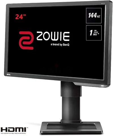 BenQ ZOWIE XL2411P 24 Inch 144Hz Esports Gaming Monitor 1ms FHD 1080p Height Adjustable DP, HDMI