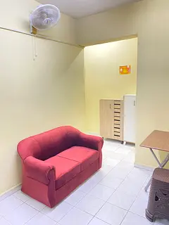 Male Bed Space With Balcony . ( Only malayali and Tamil people )