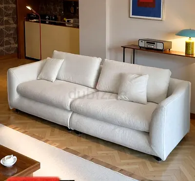 Brand new customisable Cream 3-Seater Fabric Sofa