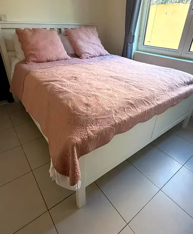 Ikea Queen size bed with mattress available in perfect condition