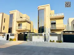 For sale: A completely new villa in Ajman, Al Yasmeen area. Ready for immediate occupancy. Luxury fi