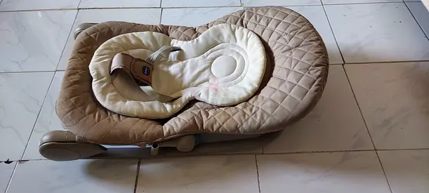 Used Chicco Baby Bouncer / Reclining Baby Seat - Beige