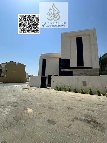 5-bedroom villa, first occupancy, annual rent in Al Zahia, Ajman, super deluxe finishing