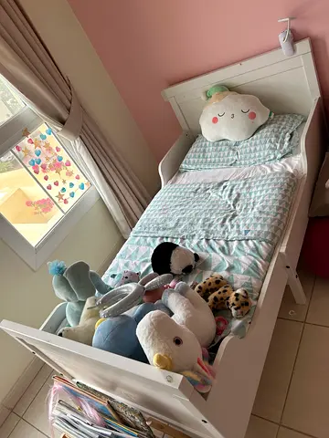 IKEA Sundvik extendable children’s bed with mattress for extendable bed