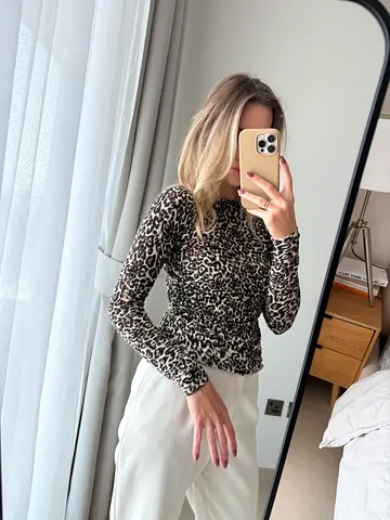 Zara leopard long sleeve
