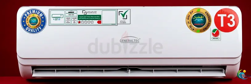 Split ac T3 uae tropical General tech warranty 10 years new aircondition japan made