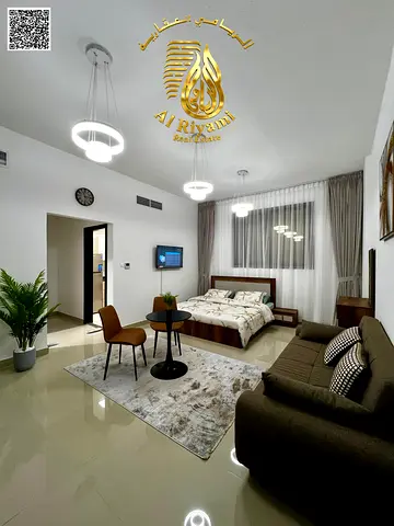 VIP furnished studio for rent in Al Nuaimiya, including bills and separate kitchen
