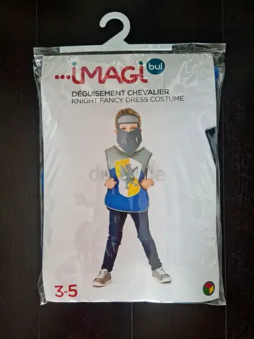 Childrens Knight Fancy Dress Costume - Size 3-5