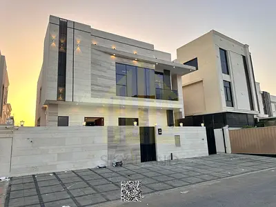 For sale: Villa including registration fees, ownership and air conditioning, next to all services, close to Sheikh Mohammed Bin Zayed Road, on a main