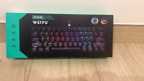 WEIYU R50 RGB Mechanical Keyboard (Compact Tenkeyless) - Brand New in Box