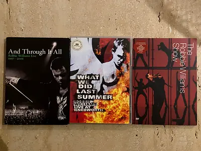 Robbie Williams concert DVDs collection - 3 Live shows
