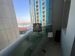 Two bedrooms and a living room for annual rent in Ajman, Orient Towers, large spaces