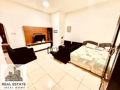 Hot Offer | Luxurious furnished Studio in front of Park | Family Building | Central AC