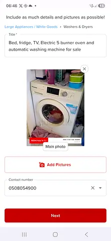 Front-load Automatic Washing Machine - Good Working Condition