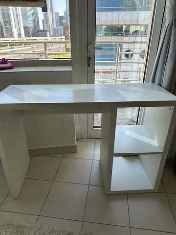 IKEA KALLAX Desk - White - Fully Assembled - Smart Integrated Storage