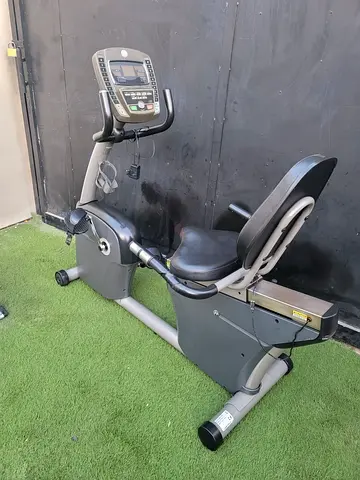 Recumbent gym bike