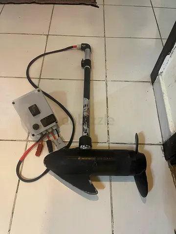 Used intex Electric Trolling Motor 40lbs  with new pwm (controller)