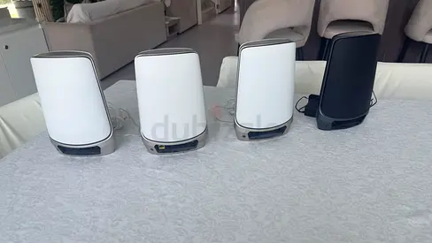 Set of 4 Wireless Mesh Routers / Wi‑Fi Access Points Netgear Orbi RBKE963 6E