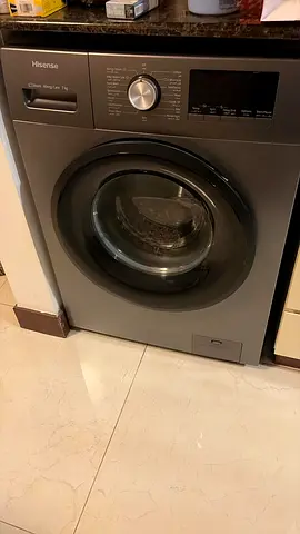 Hisense front-load washing machine - 7kg, stainless steel finish