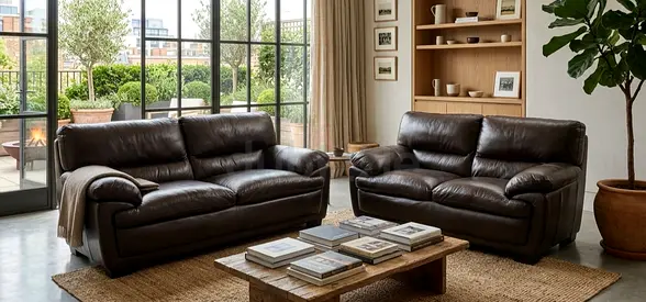 Sofa Leather 5 Seater