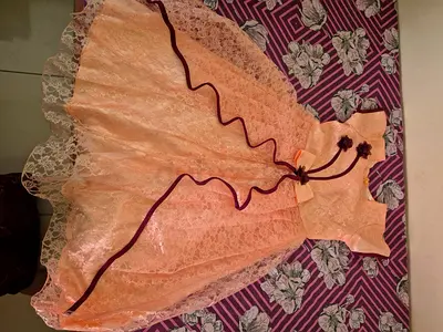 Girls frock and jeans
