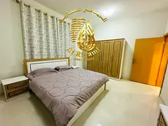Furnished two-bedroom apartment for rent on Ajman Corniche, prime tourist location