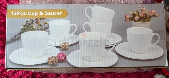 12 pcs cups and saucer