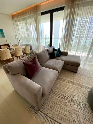 Cratebarrel Axis feather filled sofa