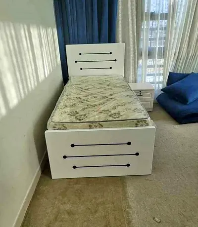 Single size Bed frame including Medical Mattress Available
