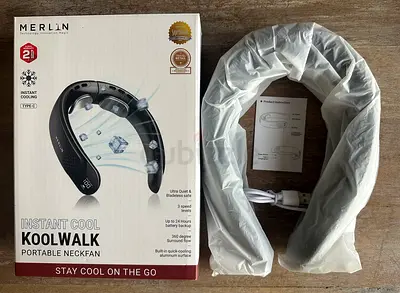 Merlin Koolwalk Instant Cool Portable Neck Fan - New