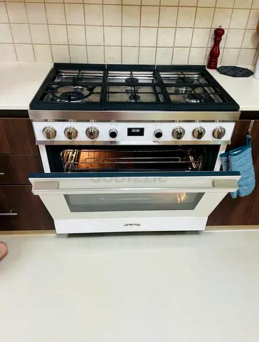 Smeg 6 burner gas oven electric cooker 90x60cm