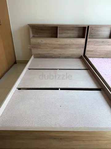Single bed with mattress