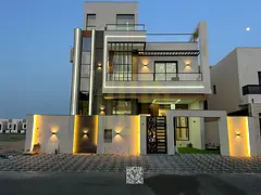 Luxury villa for sale in Al Yasmin – 5 master bedrooms | Includes registration, ownership, electri