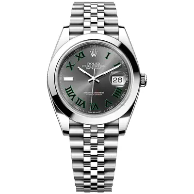 Rolex Oyster Perpetual Datejust Mens Stainless Steel Watch - Jubilee Bracelet