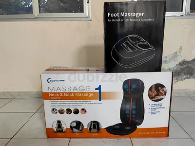 Neck and Full Back Massager and Foot Massager - Never used Brand new