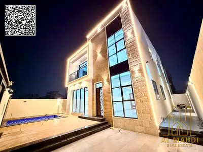 A distinctive villa in Al-Haliyo 2, with a prime location, two floors, four master bedrooms, a majl
