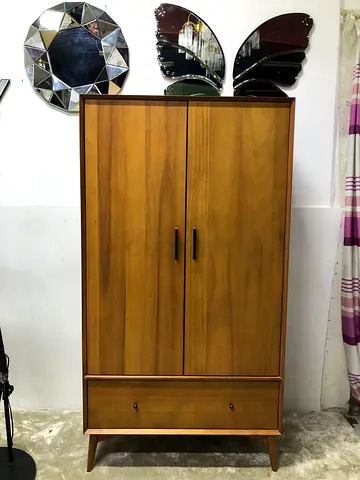 Mid-Century Armorie 2-Door Wardrobe