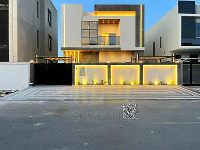 Includes registration and ownership fees. 4-bedroom villa for sale in Al-Haliyo 2 - two floors and a complete area.