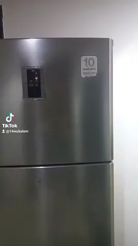 Used Silver Double-Door Refrigerator - Good Working Condition