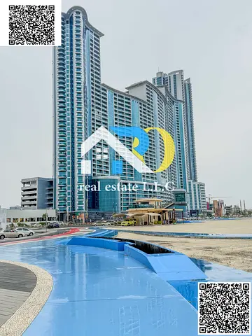 Luxury 2BRH for Rent in Ajman Corniche Tower | Full Sea View